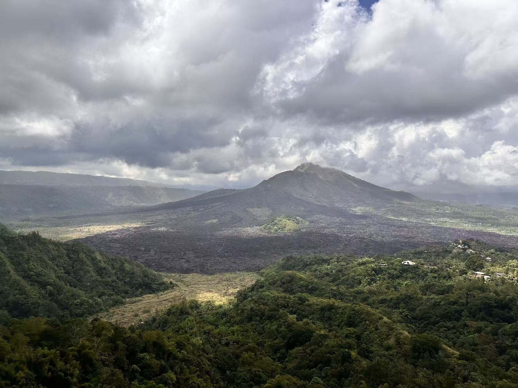 Bali volcano landscape