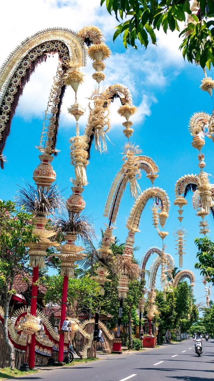 Galungan cultural celebration in Bali