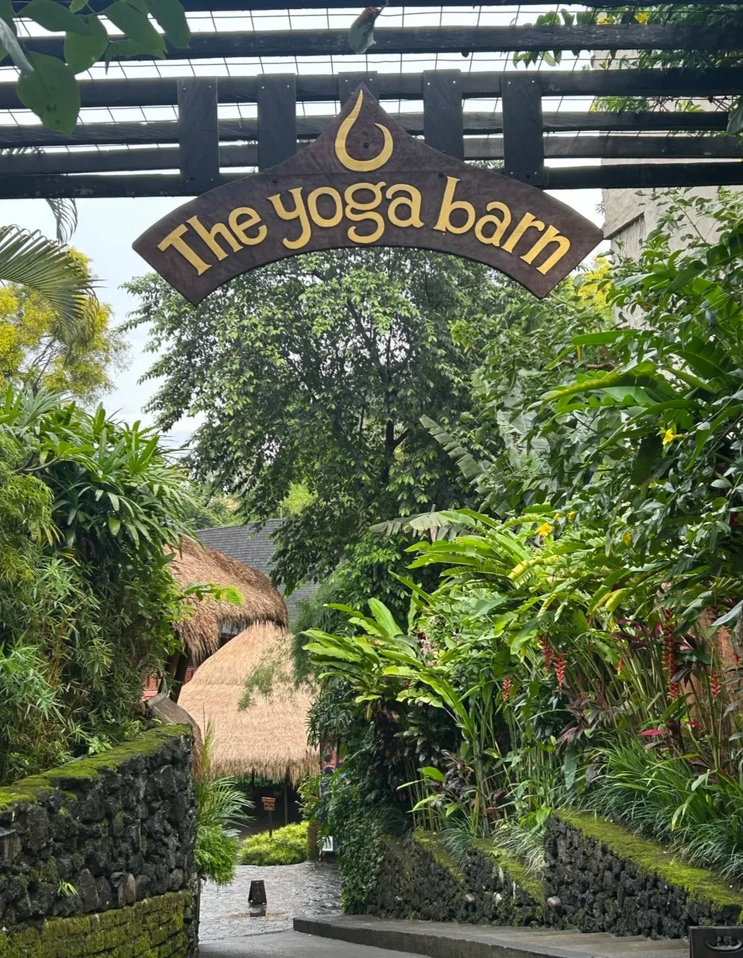The Yoga Barn wellness moment in Ubud